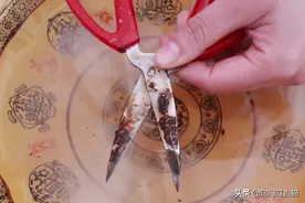 剪刀生锈钝了先不要扔，教你一招，剪刀快速变锋利，简单又实用图片