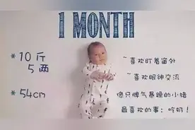 1岁以内宝宝生长发育指标对照表，收好啦！图片
