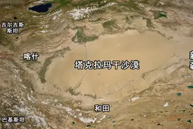 中国第一大沙漠，面积相当于整个德国，世界第二大流动沙漠变绿洲图片