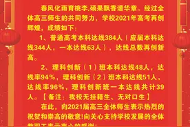 广德市第三中学2021高考成绩公布图片