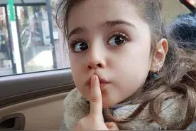 伊朗“超漂亮女孩”，因五官精致成网红，爸爸辞职做贴身保镖图片