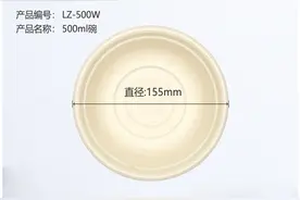 甘蔗渣生产的可堆肥一次性餐具，替代塑料一次性餐具减少环境污染图片