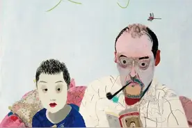 央美教授这画画水平惨遭网友评议，只因画得像小孩？你觉得怎么样图片