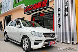 奔驰ML350内饰改装案例，5万就可以改装得这么好图片