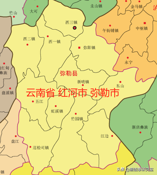 红河州个旧,蒙自,弥勒,开远4市35镇人口,土地,工业最新统计