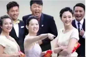 其实谢娜超细心，看她结婚时的伴娘安排，就知道她人缘好的原因了图片