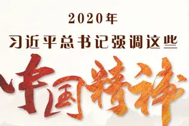 宣讲家图解：2020年，习近平总书记强调这些“中国精神”图片