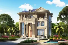 湖南张总花200万建漂亮别墅，实景图比效果图都好看，太牛了图片