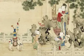 今日母亲节，赏国画世界里的妈妈与娃娃图片