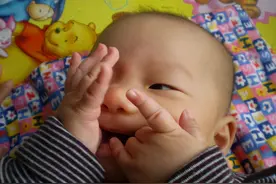 吃手比吃奶还香！宝宝吃手是“随便吃”还是“阻止”？要正确处理图片