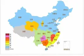 各省“第一大姓”分布图，王姓雄踞北方，南方群雄并起，好不热闹图片