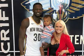 没有花边新闻的NBA球星朱利叶斯·兰德尔，原来妻子这么漂亮图片