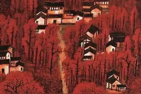 故宫流出的半斤朱砂，李可染用它画7张作品，总价值超过18个亿图片