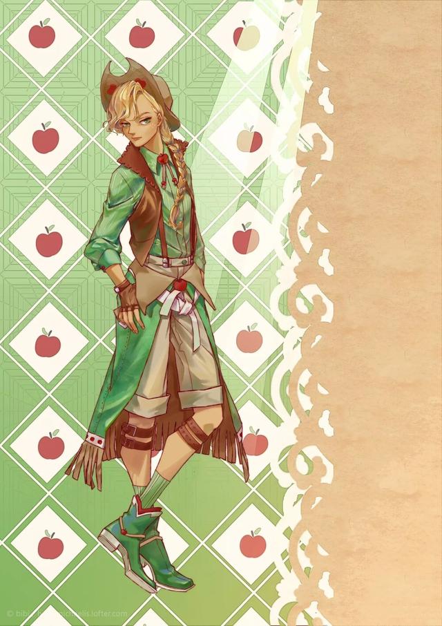 小马宝莉拟人作品又出新作，珍奇像出嫁公主，碧琪的美腿比人还高