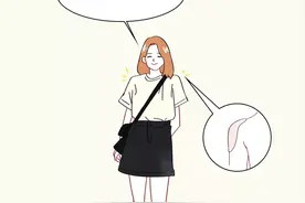 女生的内衣肩带，为啥总是会下滑？图片