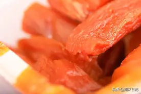 7斤鲜薯只能制成1斤红薯干！Q弹软糯不粘牙，味道和小时候一样图片