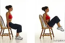 9你坐着时可以做的运动，瘦肚子瘦小腿，坐着就能减肥的动作图片