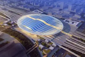 中国到底有多强？雄安高铁站亚洲最大，世界各国纷纷前来参观图片