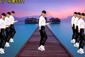 网红20步《自由弹跳步》姐妹跳起来潇洒又好看，一看就会的广场舞