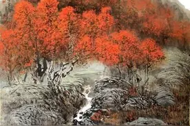 吊脚楼、水乡等国画建筑50幅图片