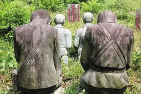 一直跪在中国的日本兵，日本多次请求拆除，中国：答应3个条件图片