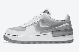 越脏越好看！AF1 Shadow“Particle Grey”曝光图片