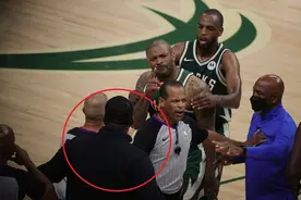 杜兰特保镖冲进球场推搡塔克，NBA禁止其入场，属历史首次图片