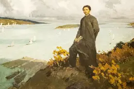 毛主席躲开军阀的追捕，在湘江边写下了一首词，磅礴大气豪情无限图片