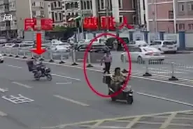 天津一警花下班路上顺手抓个贼，网友：“颜值高，身手好！”图片
