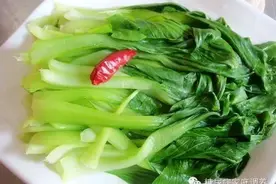长春世一堂今日推荐糖尿病食谱｜炝油菜图片