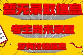 2020查询录取结果显示“暂无录取信息”：录取“状态”怎么查询？图片