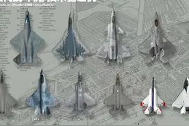 F22首飞24年，全球仅5国造出10种五代机原型机，美国独占4型图片