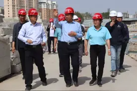 张立元一行调研督导凉州医院异地迁建项目图片