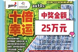天津购彩者逛超市逛出25万，喜提大奖过新年图片