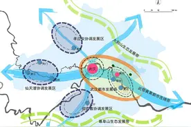 武汉城市圈六大发展轴介绍：黄石孝感、咸宁仙桃成为区域中心城市图片