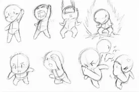 「今日有学●插画」简单粗暴，Q版动漫人物设计全过程图片