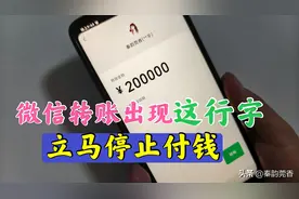 微信转账时出现这行字，立马停止付钱，我也是刚知道，快叮嘱家人图片