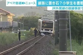 日本10岁男童多次放石头致列车脱轨，被抓后表示：我在做实验图片