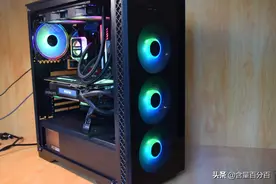 自带三个幻彩ARGB风扇，九州风神玄冰50电脑机箱装机点评图片