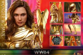 Hot Toys新品《神奇女侠1984》神奇女侠 金鹰装甲 1/6 比例人偶图片