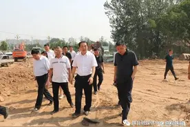魏县快讯：县委书记苏雷芳调研指导梨乡大街南延项目图片