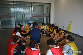 石家庄企业团队 团建 拓展培训项目分享：盲人摸象图片