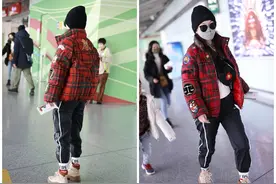 霍思燕带火一种穿法，叫“上面少女，下面妈妈”，显瘦又有潮流感图片