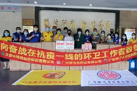 狮马龙药业用实际行动致敬抗疫一线的环卫工作者图片