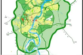 高清！四川省南充市城市总体规划图，南充人收藏了图片