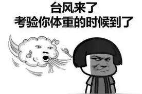 台风来袭，你的体重能抗住几级台风？低于这个体重不要出门哦图片