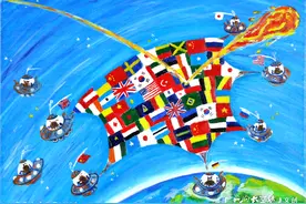 火了！300幅太空画，孩子眼中的斑斓世界图片