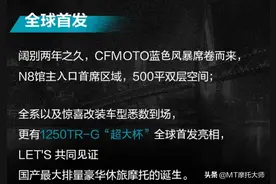 春风1250来了！V2双缸发动机，配鲍鱼卡钳，售价是多少？图片