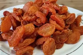 四斤杏子，花了五天时间做成一斤杏干，无添加剂还不用烤箱图片