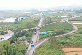 弥勒这个路口太堵，新修连接线了！预计12月通车图片